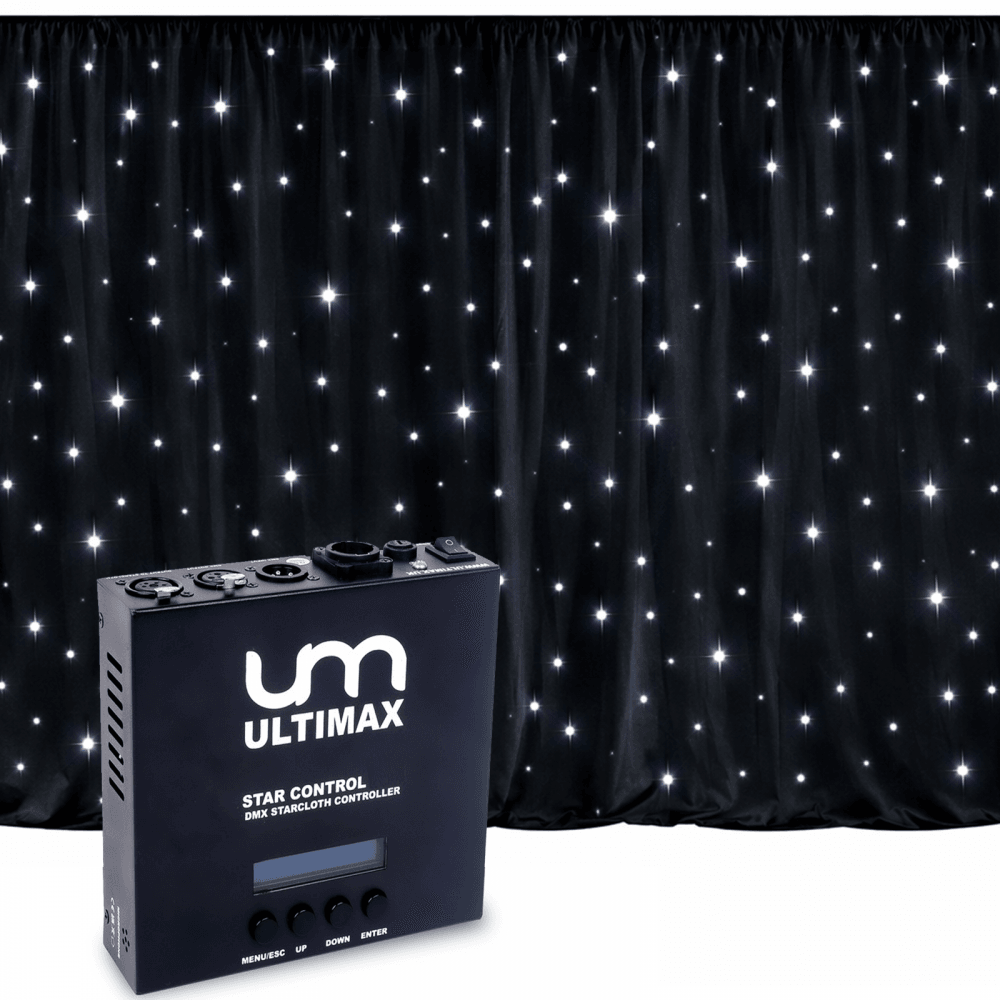 6m x 4m Cool White LED Starcloth DMX