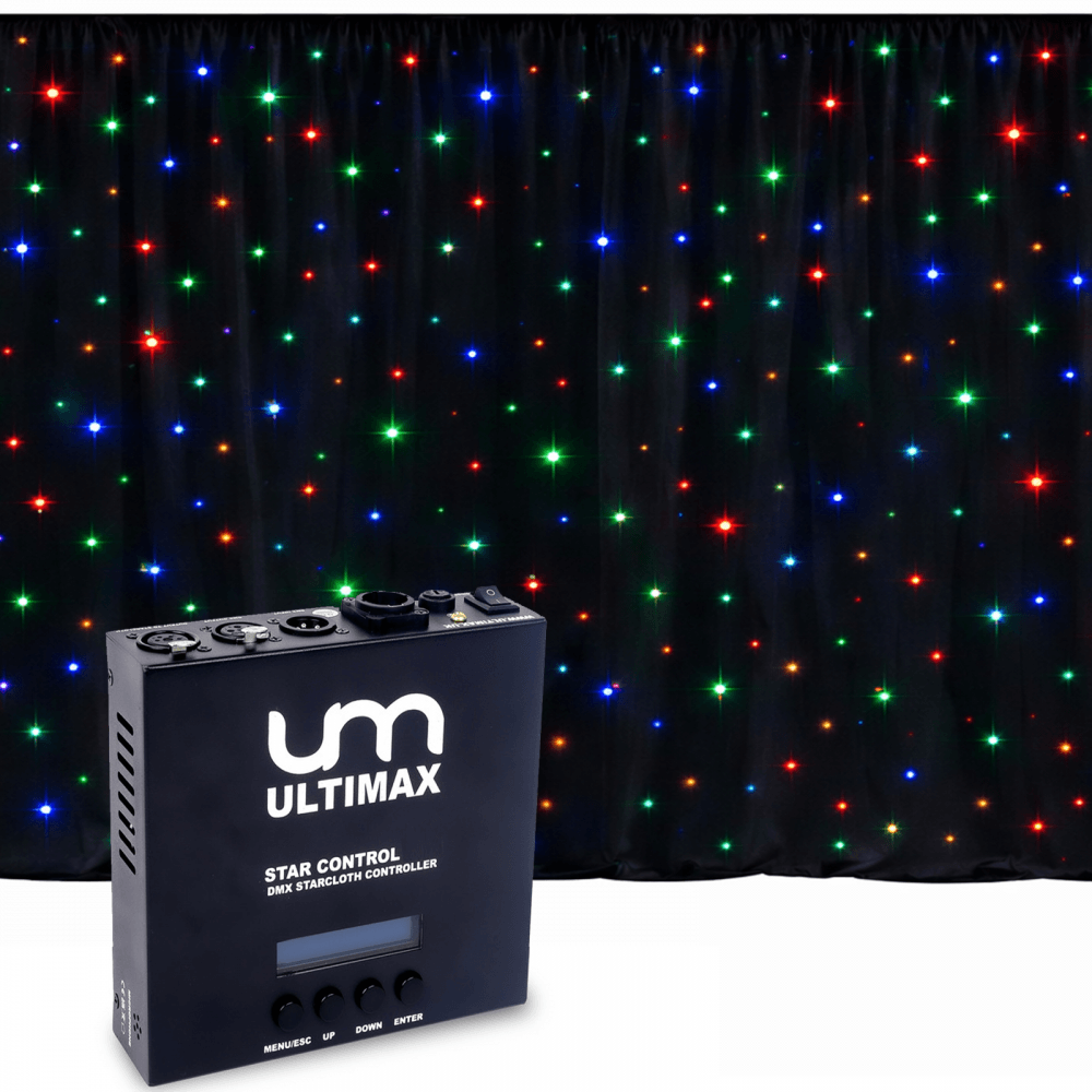 6m x 3m RGB Colour LED Starcloth DMX