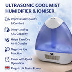Portable 4.5L Ultrasonic Humidifier Air Purifier