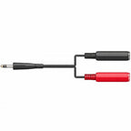 1M High Qulaity 6.3mm Stereo Jack Plug to Twin 6.3mm Mono Jack Sockets