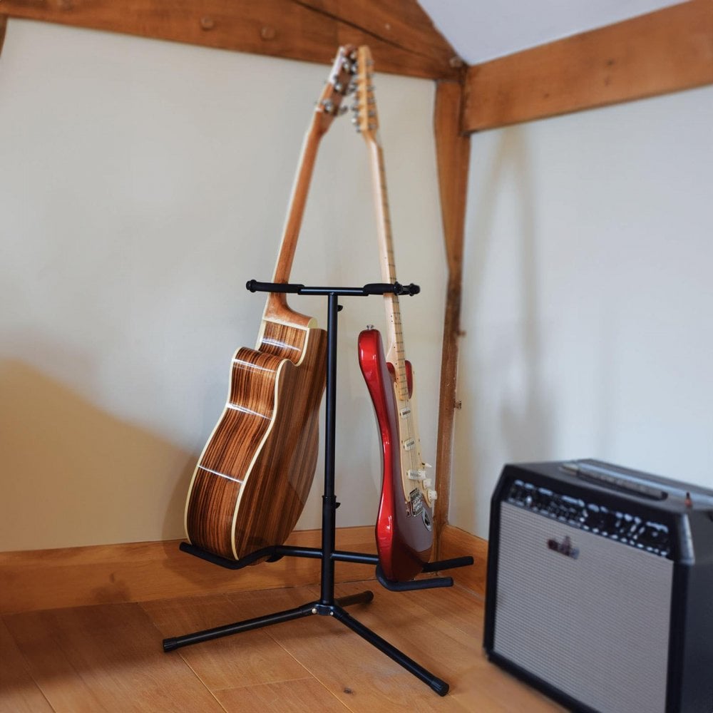 Dual Way Adjustable Guitar Stand