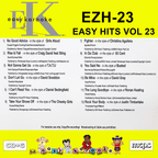 Easy Karaoke Hits Vol 23 CD+G Disc EZH-23 12 Track Disc