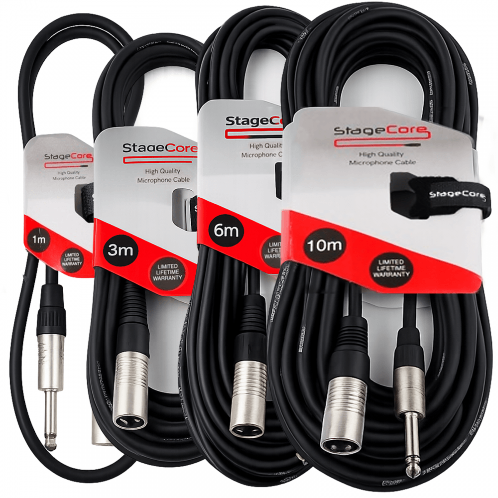 6.3mm Mono Jack Plug to Male XLR Plug Quality Audio Cable