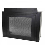 DJ Event Booth Foldable Black Satin Steel Table