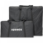 DJ Event Booth Foldable Black Satin Steel Table