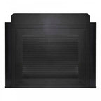 DJ Event Booth Foldable Black Satin Steel Table