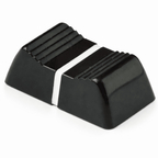 Replacement Grooved Slider Knob with White Indicator For Mixers