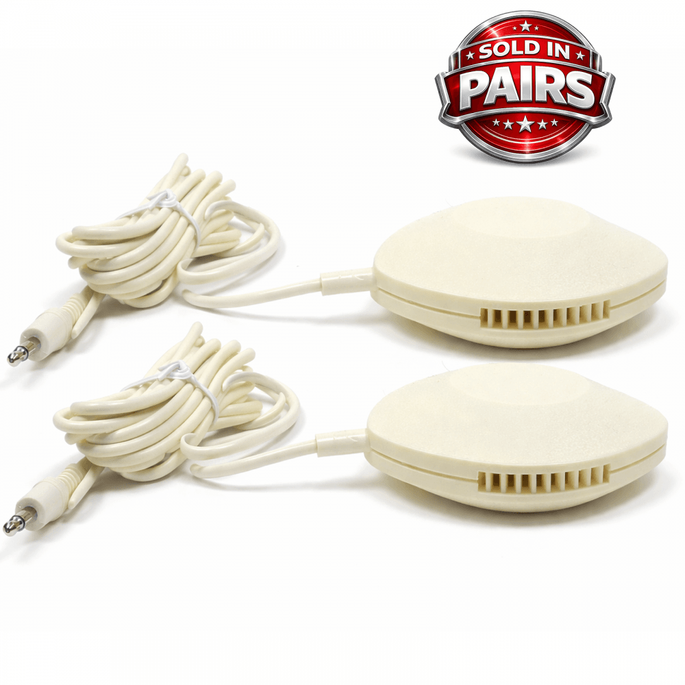 Pair of Pillow Speakers with 3.5mm Jack Plug Long 1.8m Lead