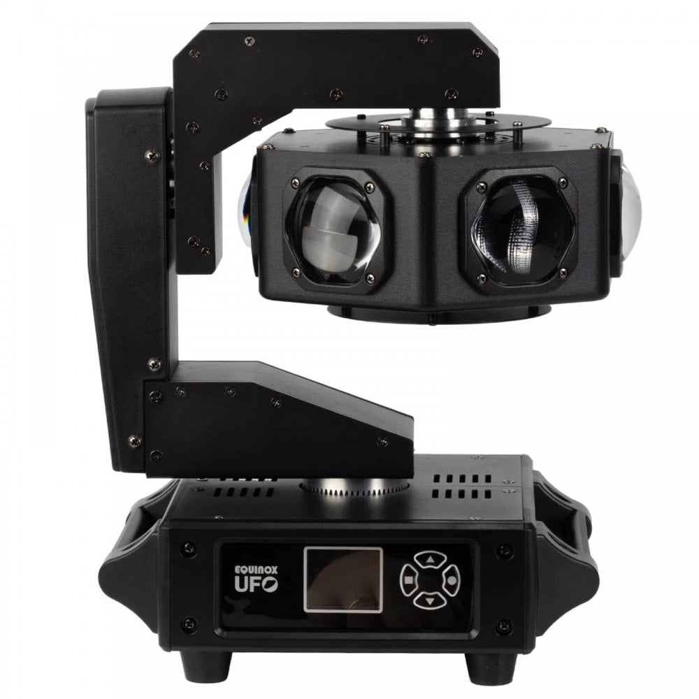 Equinox DJ UFO Lighting Effect Moving Head PAIR inc Lead