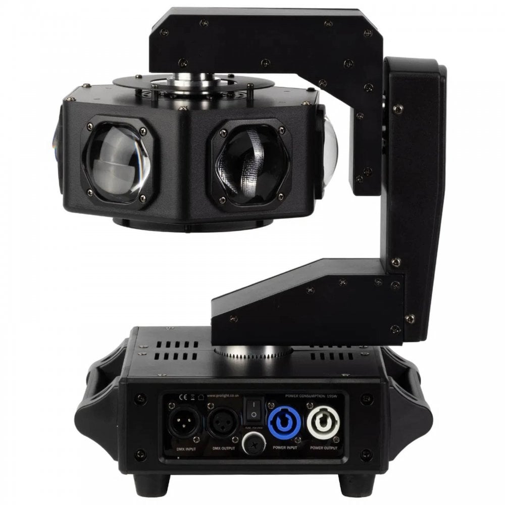 Equinox DJ UFO Lighting Effect Moving Head PAIR inc Lead