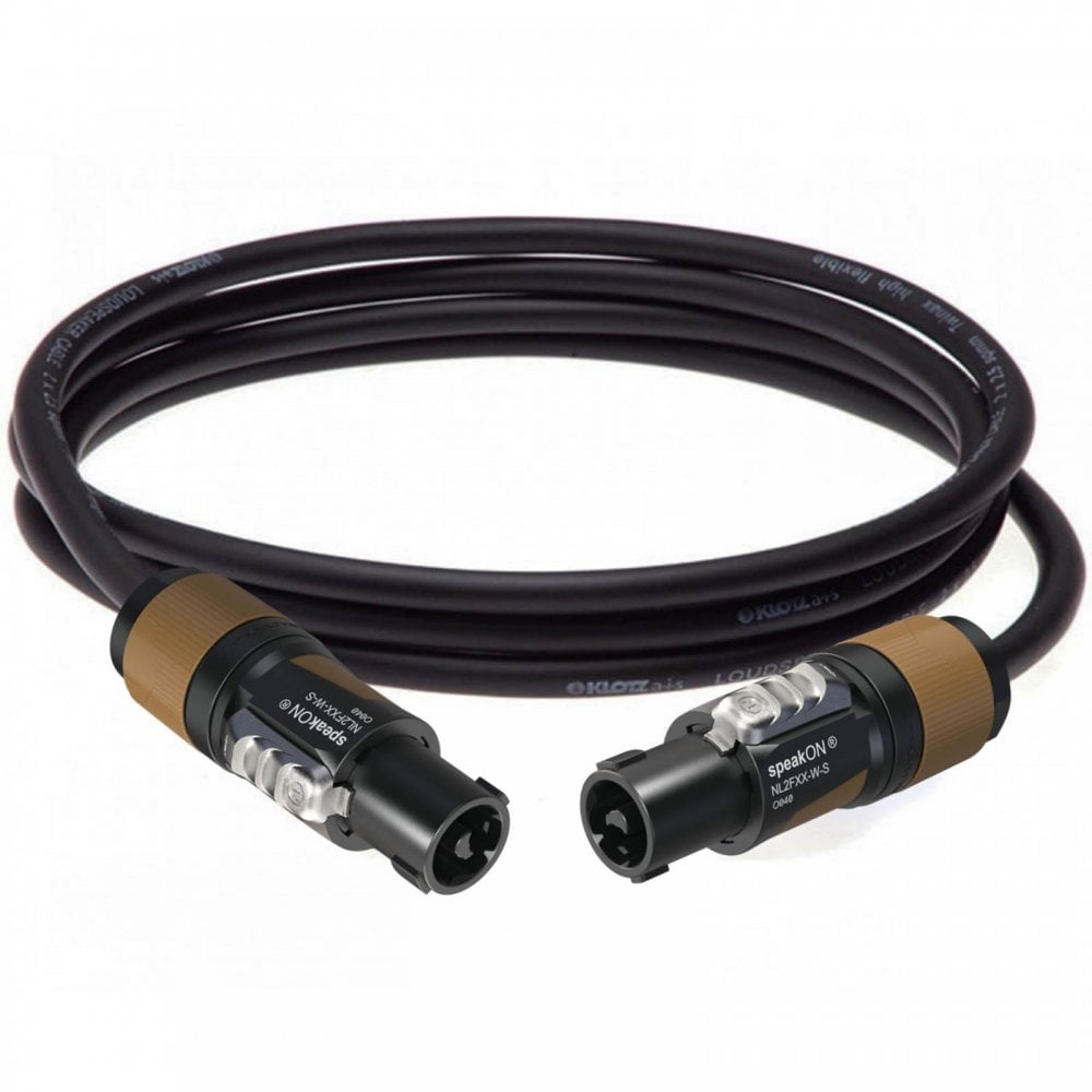 Neutrik 2 Pole Speakon NL2FXX Passive Speaker Cable 10m