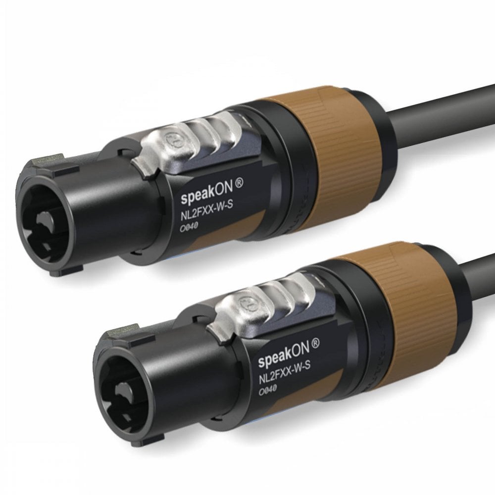 Neutrik 2 Pole Speakon NL2FXX Passive Speaker Cable 5m
