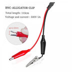 50 Ohms BNC to Red and Black Crocodile Clip Lead