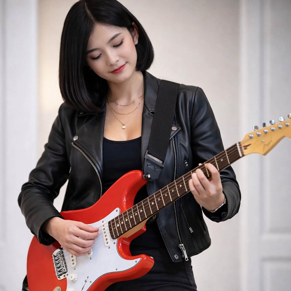 Red Electric Guitar Set