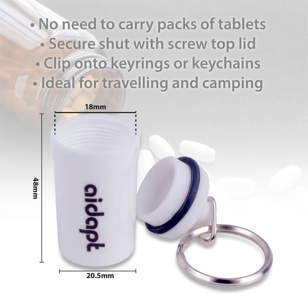 Pill Box Keyring