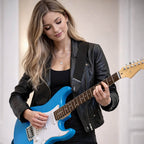 Blue Electric Guitar Set