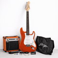 Orange Electric Guitar Set