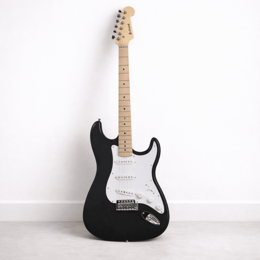 CAL63M Black Electric Guitar Vibrato Arm and Jack Lead