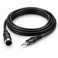 5 Pin Din Plug To 3.5mm Stereo Jack Plug Audio Cable Lead
