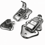 2 x Nickle Heavy Duty Metal Draw Bolt Catches - Flight Case Latch