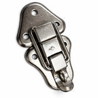 2 x Nickle Heavy Duty Metal Draw Bolt Catches - Flight Case Latch