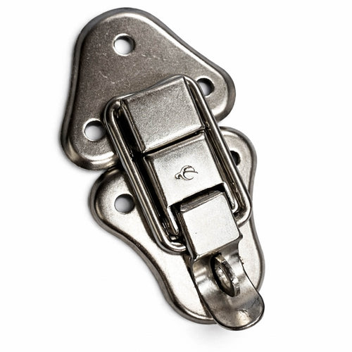 2 x Nickle Heavy Duty Metal Draw Bolt Catches - Flight Case Latch