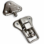 2 x Nickle Heavy Duty Metal Draw Bolt Catches - Flight Case Latch
