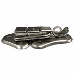 2 x Nickle Heavy Duty Metal Draw Bolt Catches - Flight Case Latch