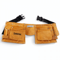 Multi Purpose Suede Double Stitched Leather Tool Belt Pouch