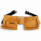 Multi Purpose Suede Double Stitched Leather Tool Belt Pouch