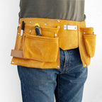 Multi Purpose Suede Double Stitched Leather Tool Belt Pouch
