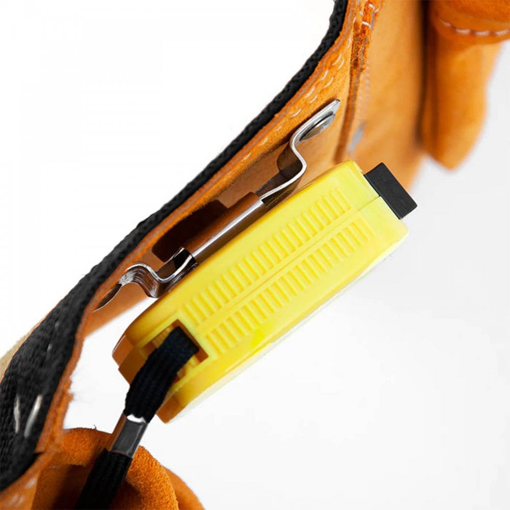 Multi Purpose Suede Double Stitched Leather Tool Belt Pouch
