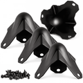 4 Metal 3 Leg Ball Corners inc Fixing Screws