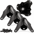4 Metal 3 Leg Ball Corners inc Fixing Screws