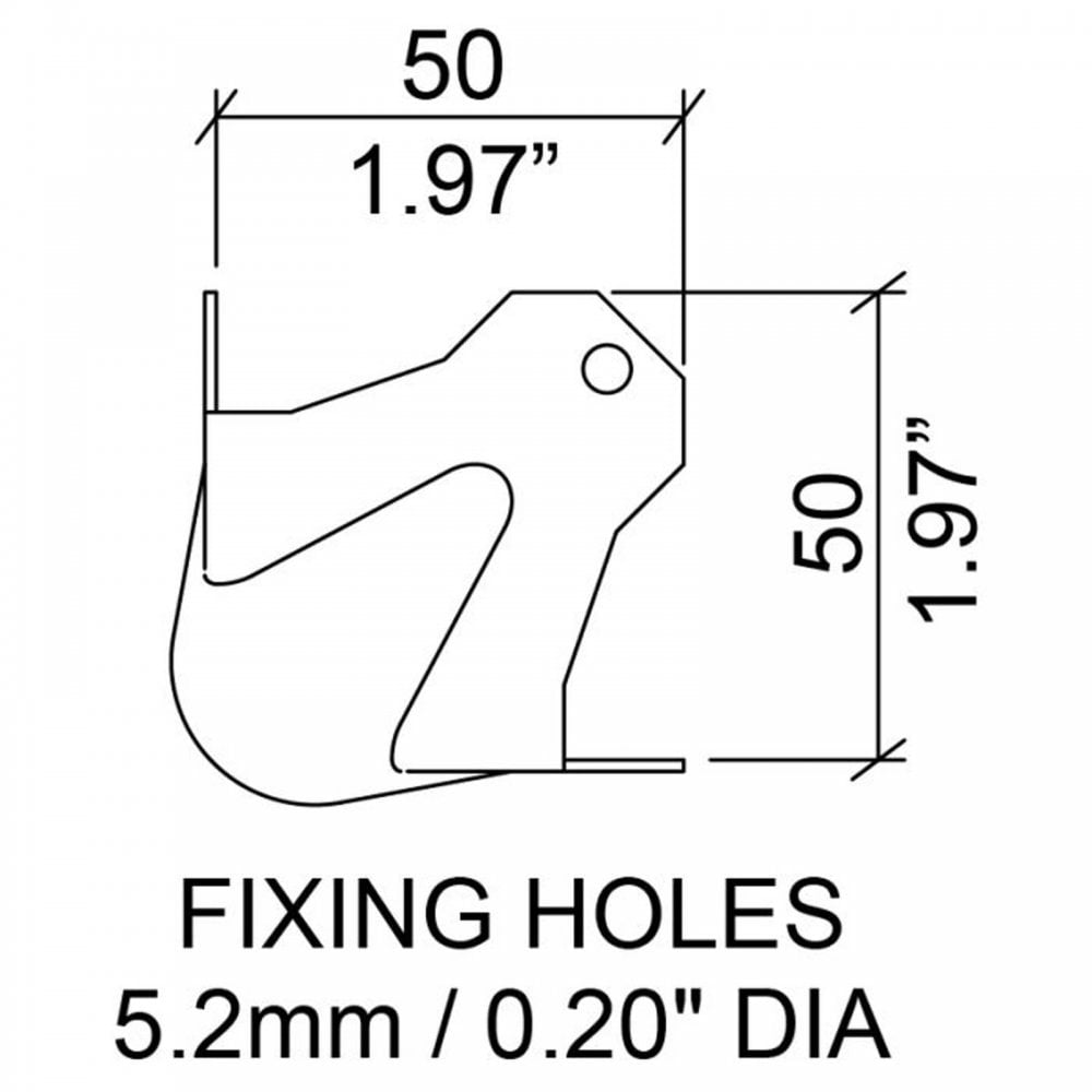 4 Metal 3 Leg Ball Corners inc Fixing Screws
