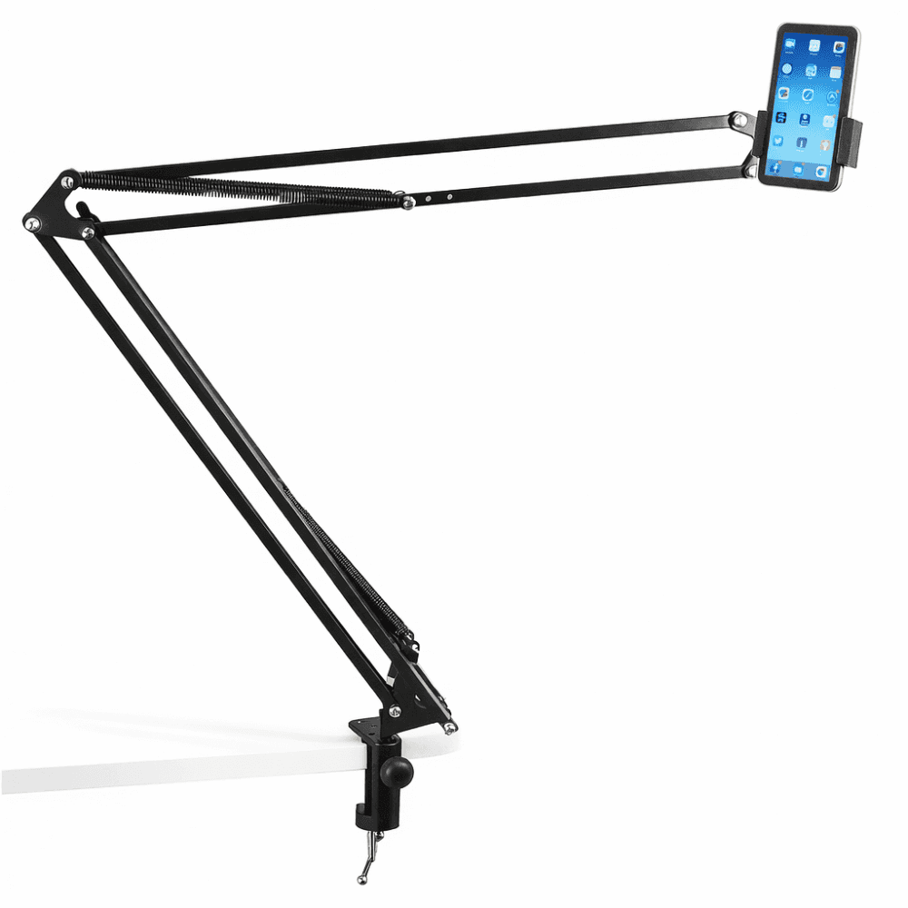 Universal Smartphone Tablet Desk Top Stand with G-Clamp Grip