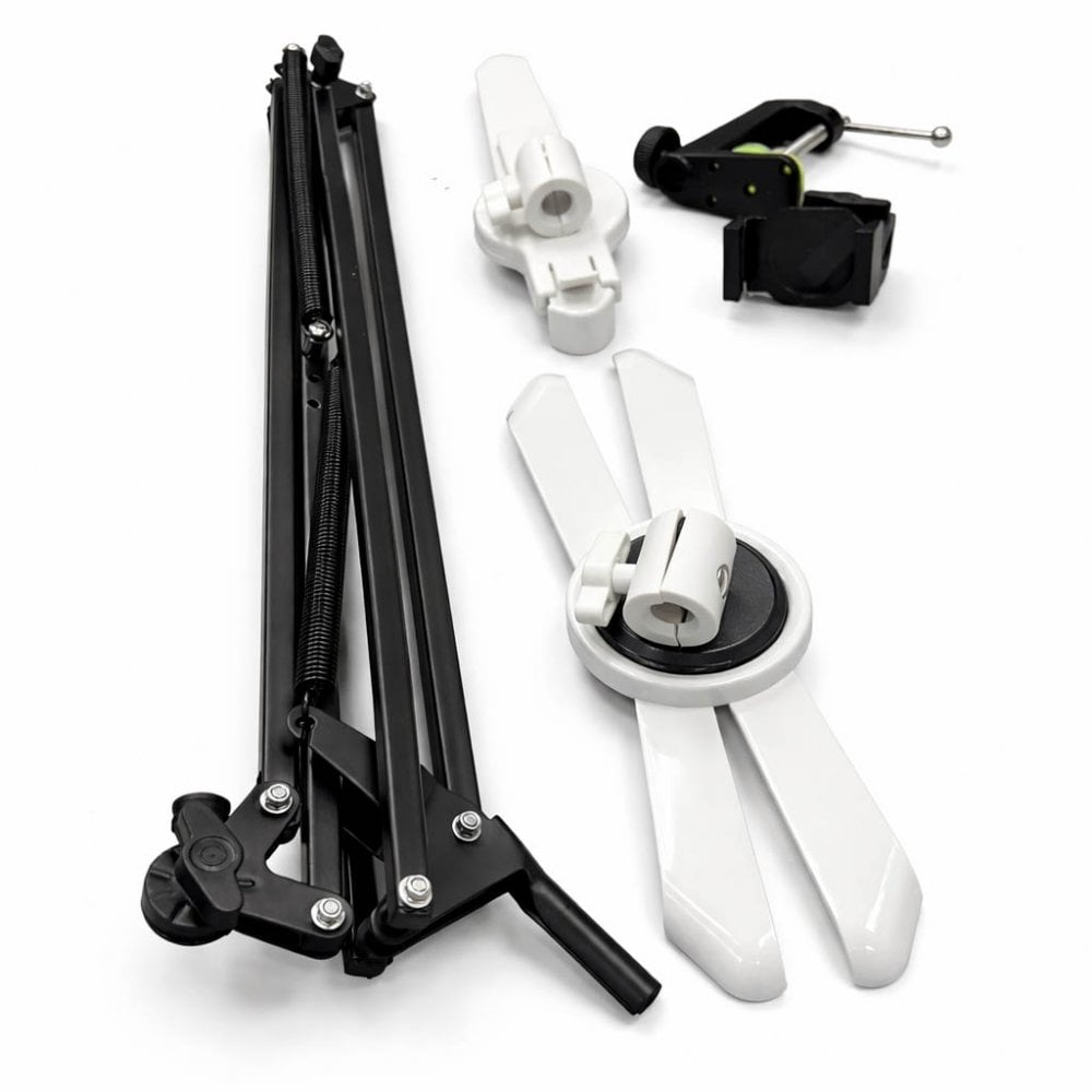 Universal Smartphone Tablet Desk Top Stand with G-Clamp Grip