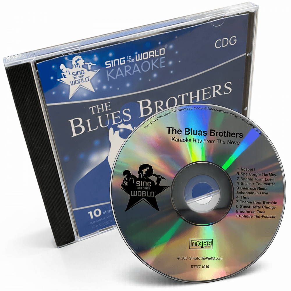 The Blues Brothers Karaoke CD+G, 10 Classic Movie Tracks in CDG Format