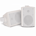 Active Stereo Speakers White 2x 30W Wall Mountable