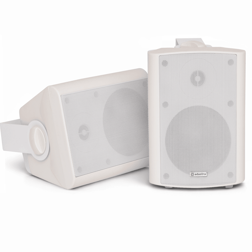 Active Stereo Speakers White 2x 30W Wall Mountable