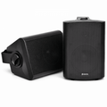 Active Stereo Speakers Black 2x 30W Wall Mountable