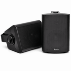 Active Stereo Speakers Black 2x 30W Wall Mountable