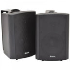 Active Stereo Speakers Black 2x 30W Wall Mountable