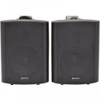 Active Stereo Speakers Black 2x 30W Wall Mountable