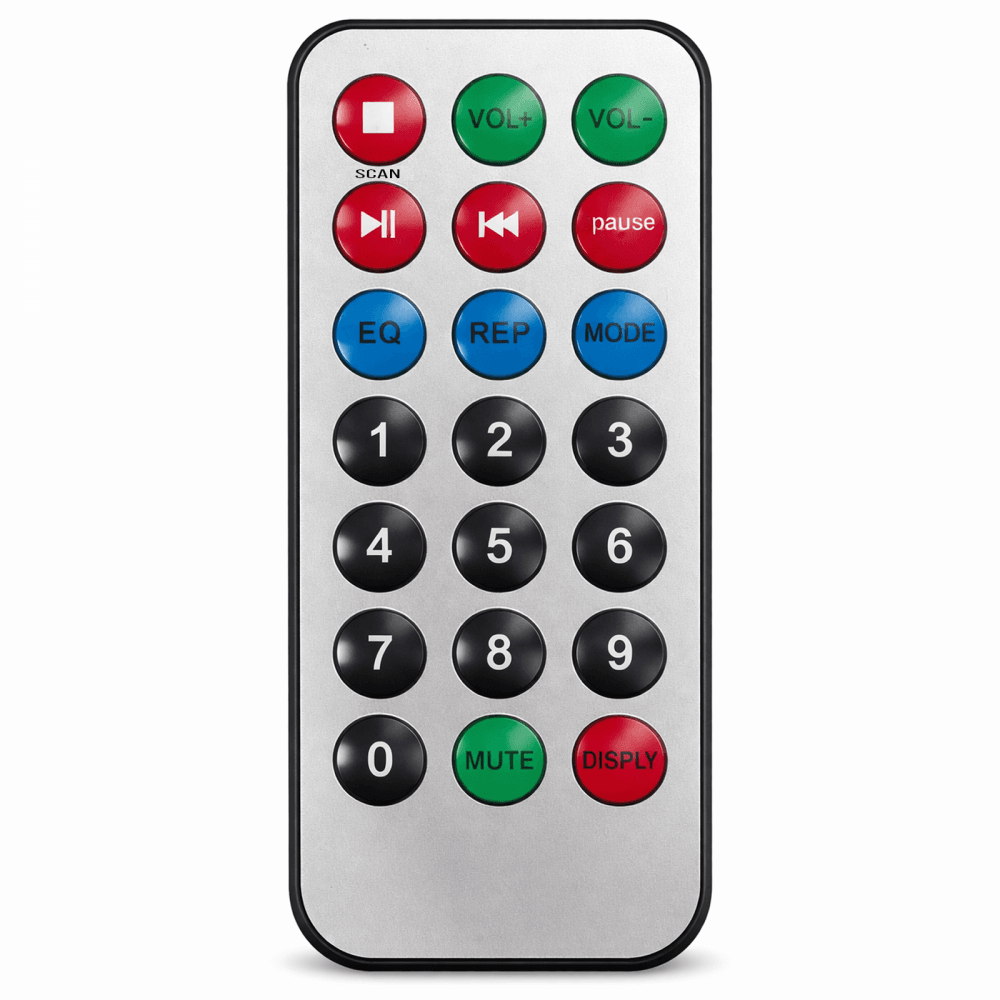 Infrared Media Player Remote Control Ibiza QTX Citronic