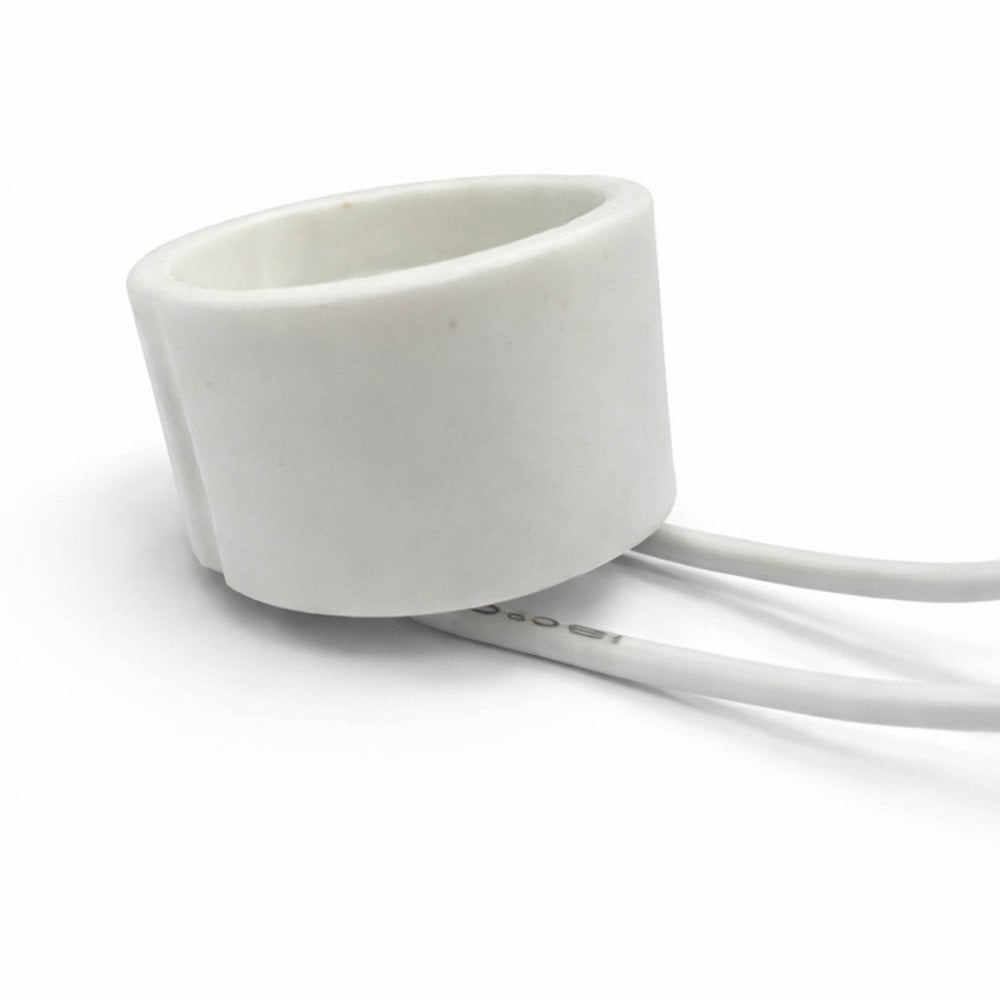 Pair of GU10 Ceramic Lamp Holders 90mm Fly
