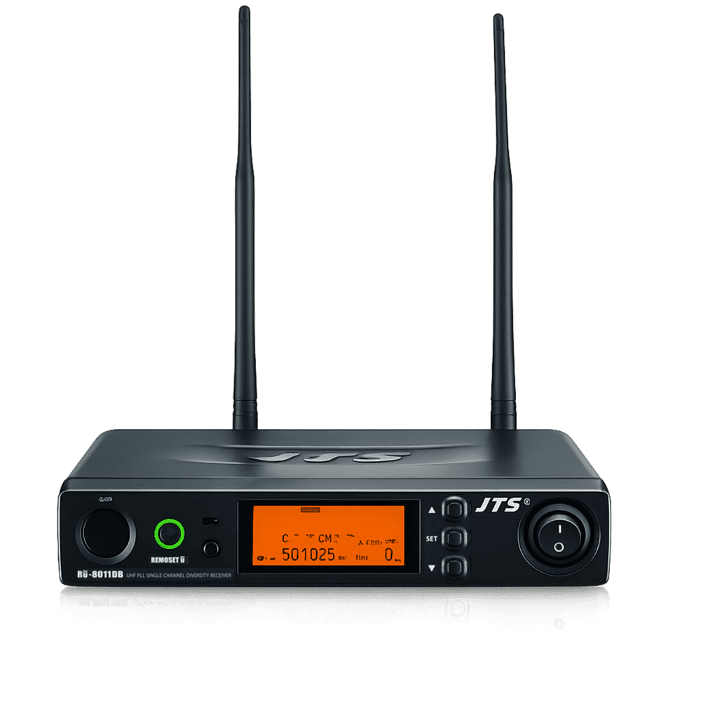 Aerobics Headset Lavalier Microphone Wireless UHF Radio Mic Orange