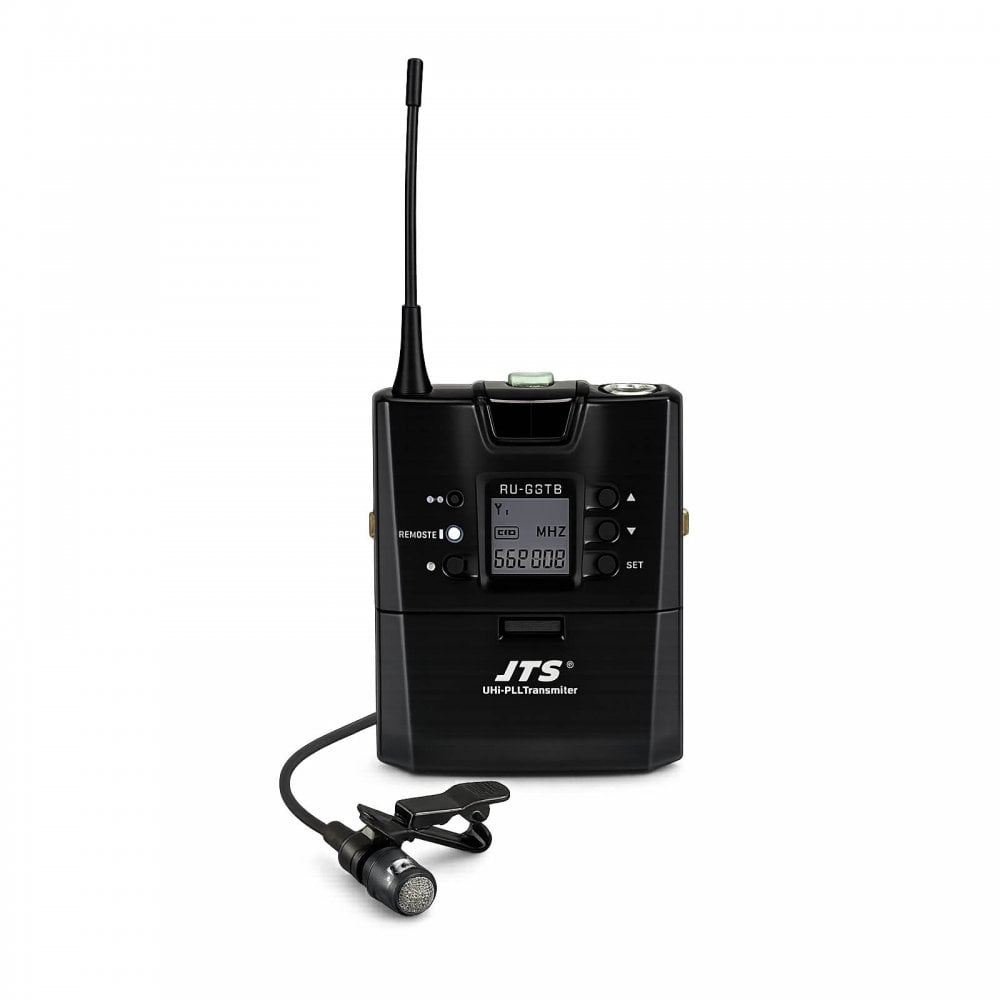 Aerobics Headset Lavalier Microphone Wireless UHF Radio Mic Black