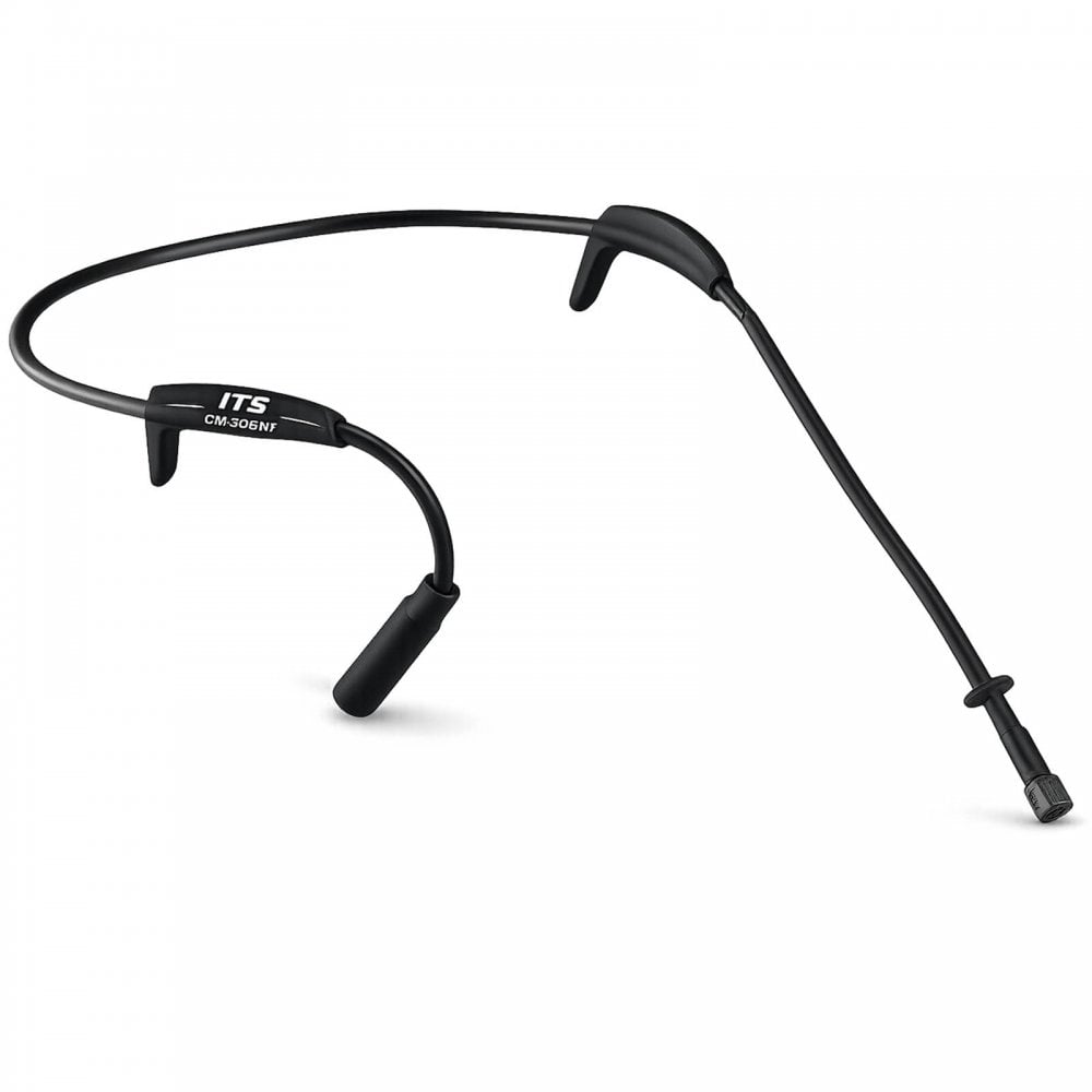 Aerobics Headset Lavalier Microphone Wireless UHF Radio Mic Black