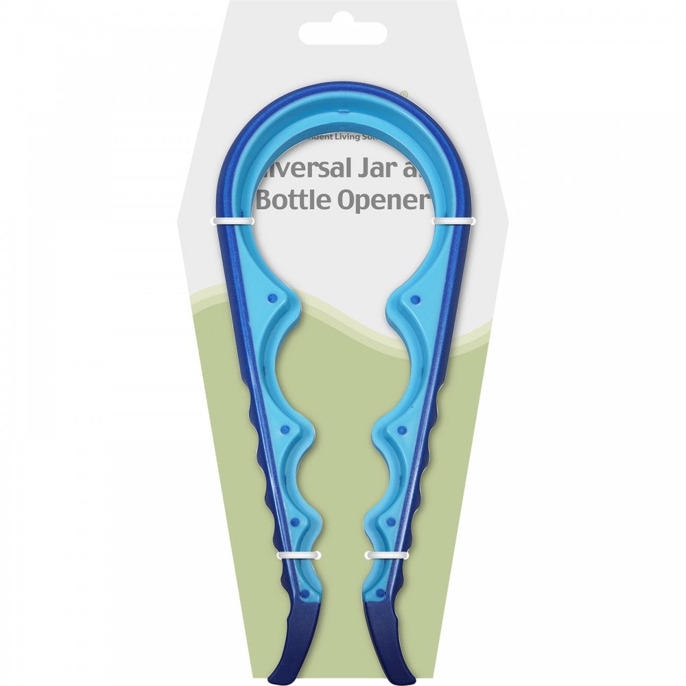 Universal Jar and Bottle Opener Black Blue